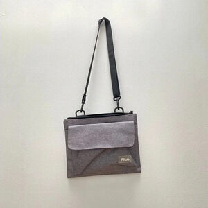 FILA - NWOT Grey  Small Messenger Crossbody Bag Adjustable Straps